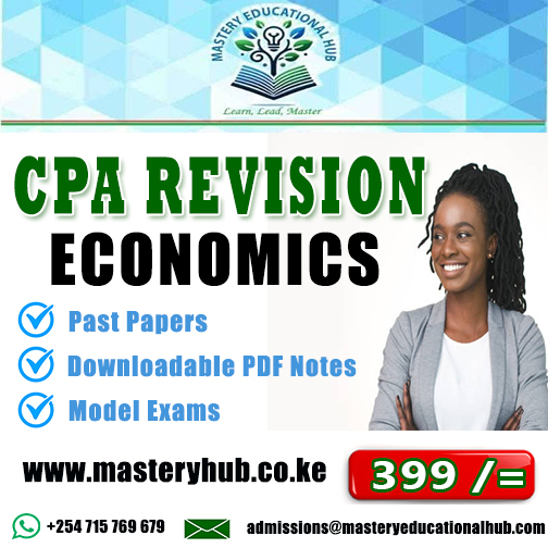 CPA Revision - Economics
