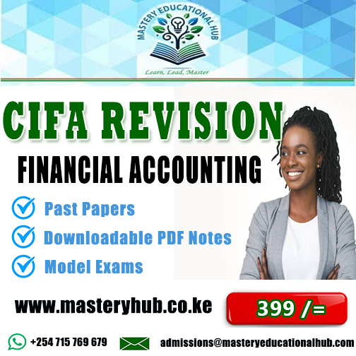 CIFA Revision - Financial Accounting
