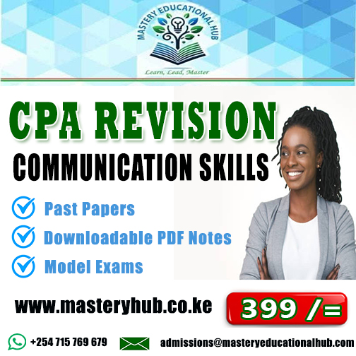 CPA Revision - Communication Skills