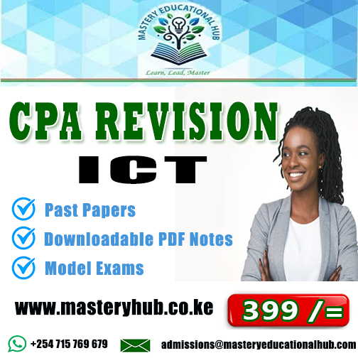 CPA Revision - ICT