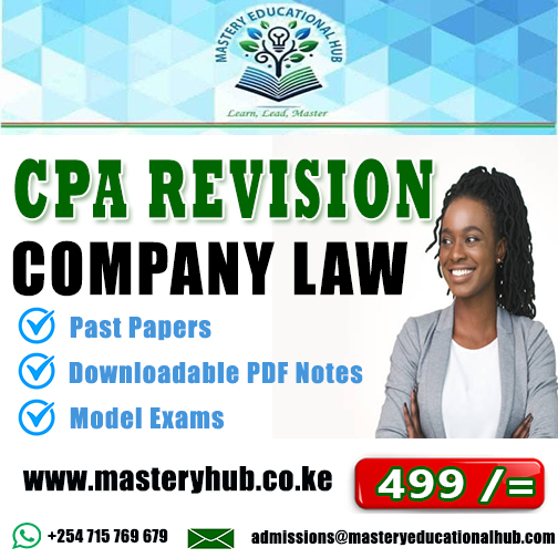 CPA Revision - Company Law