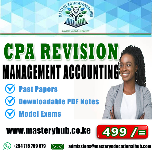 CPA Revision - Management Accounting