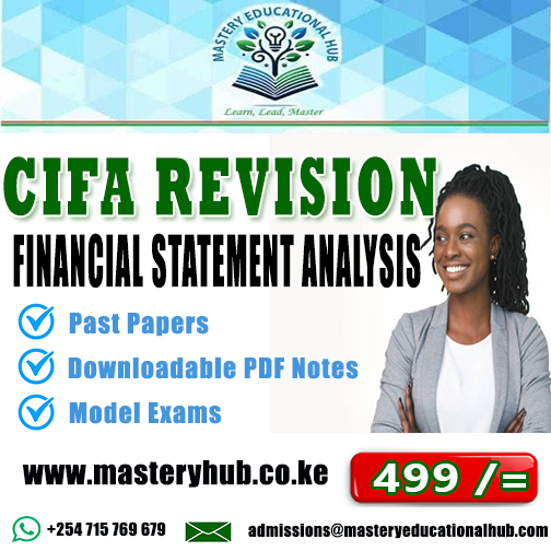 CIFA Revision - Financial Statement Analysis