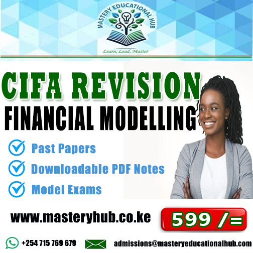 CIFA Revision - Financial Modelling & Data Analytics
