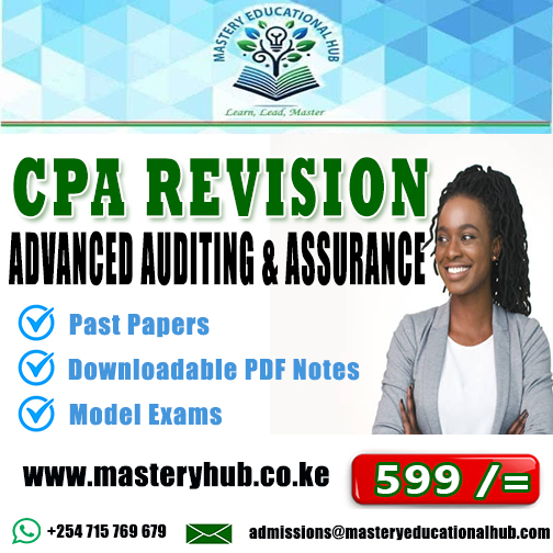 CPA Revision - Advanced Auditing and Assurance