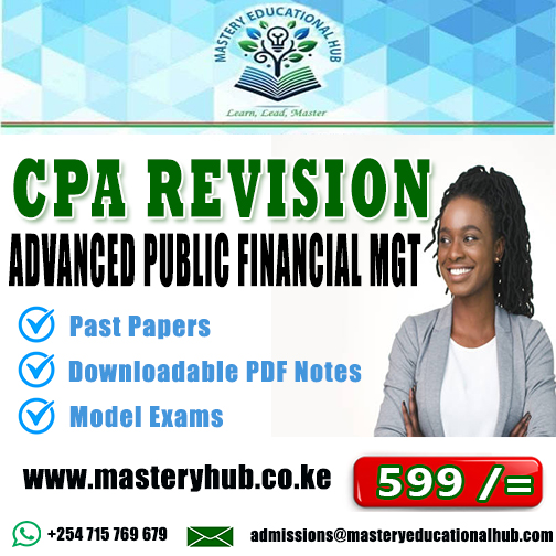 CPA Revision - Advanced Public Financial Management