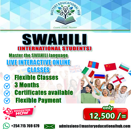 Swahili Level 1 (International Students)